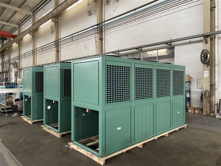 4-Fan V-Type Cabinet Condenser | High-Efficiency Air-Cooled Unit For Industrial Refrigeration suppliers
